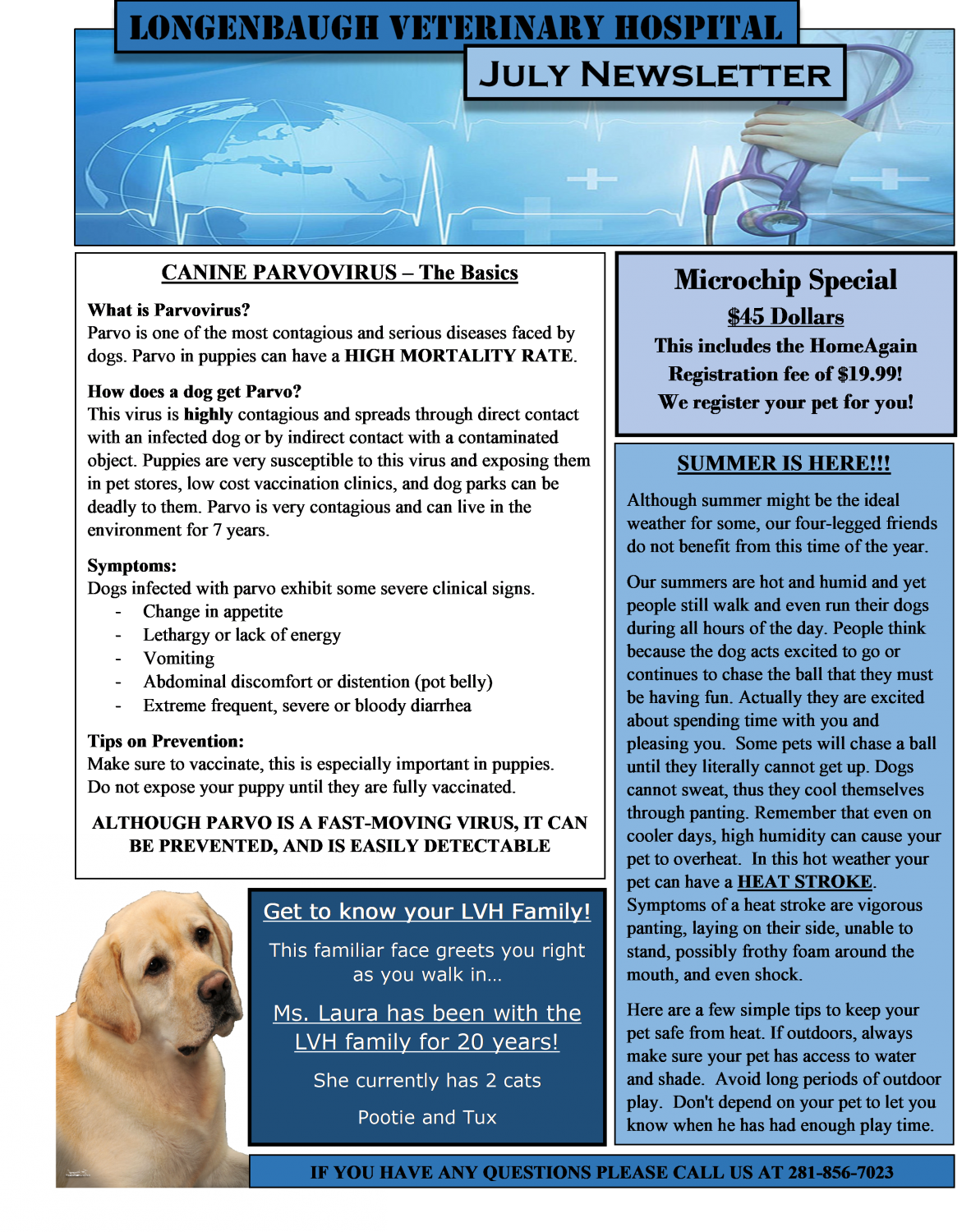 July Newsletter July Newsletter
