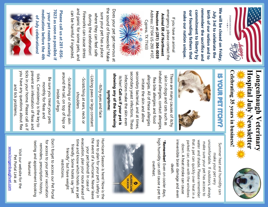 July Newsletter July Newsletter