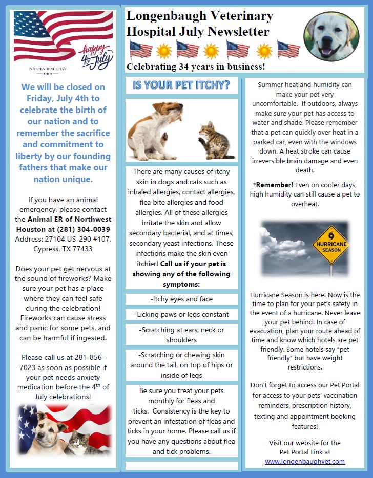 July Newsletter