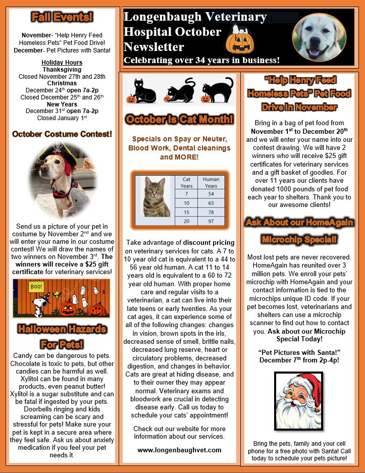 October Newsletter